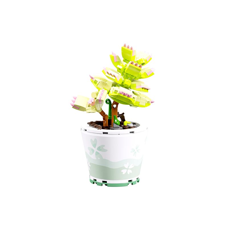 GEKKOSHA 804205 non  HÙNG ĐỒNG TỬ bộ đồ chơi xếp lắp ráp ghép mô hình Flowers Hoa 262 khối