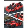 MouldKing 10007 Mould King 10007 non  MCLELENSENA. bộ đồ chơi xếp lắp ráp ghép mô hình Racers MCLAREN SENNA Đua Tốc Độ 1182 khối