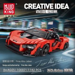 MouldKing 10007 Mould King 10007 non  MCLELENSENA. bộ đồ chơi xếp lắp ráp ghép mô hình Racers MCLAREN SENNA Đua Tốc Độ 1182 khối