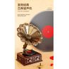 QIZHILE 91002 non  HỘP NHẠC MÁY QUAY ĐĨA bộ đồ chơi xếp lắp ráp ghép mô hình Creator Expert PHONOGRAPH Chuyên Gia Sáng Tạo 1688 khối
