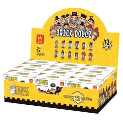 WANGE WG061 WG062 WG063 WG064 WG065 WG066 WG067 WG068 WG069 WG070 WG071 WG072 non  GUOFENG COUPLE BLIND BOX 12 KIỂU bộ đồ chơi xếp lắp ráp ghép mô hình Brickheadz Nhân Vật Đầu To 1323 khối