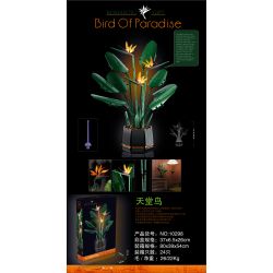 NOT  BIRD OF PARADISE 10289 10298 T5008 5008 xếp lắp ráp ghép mô hình CHIM THIÊN ĐƯỜNG Icons 1173 khối