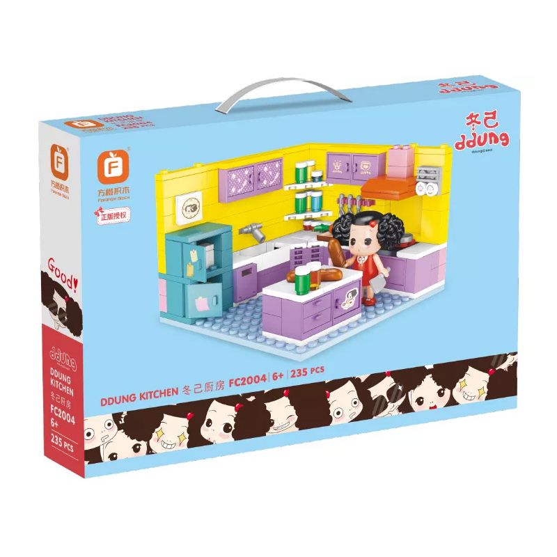 FORANGE FC2004 2004 non  NHÀ BẾP MÙA ĐÔNG bộ đồ chơi xếp lắp ráp ghép mô hình Movie & Game DDUNG KITCHEN Phim Và Trò Chơi 235 khối