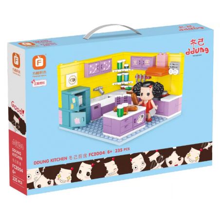 FORANGE FC2004 2004 non  NHÀ BẾP MÙA ĐÔNG bộ đồ chơi xếp lắp ráp ghép mô hình Movie & Game DDUNG KITCHEN Phim Và Trò Chơi 235 khối