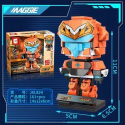 TREE HEIGHT JXL824 non  RỒNG SẮT 3 MAGGIE bộ đồ chơi xếp lắp ráp ghép mô hình Movie & Game DRAGON FORCE Phim Và Trò Chơi 161 khối