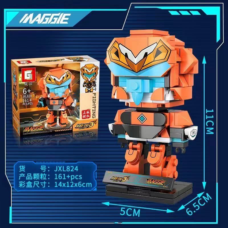 TREE HEIGHT JXL824 non  RỒNG SẮT 3 MAGGIE bộ đồ chơi xếp lắp ráp ghép mô hình Movie & Game DRAGON FORCE Phim Và Trò Chơi 161 khối