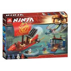 NOT  FINAL FLIGHT OF DESTINY'S BOUNTY 71749 LARI BELA 60079 xếp lắp ráp ghép mô hình CHUYẾN BAY CUỐI CÙNG CỦA DESTINY'S BOUNTY The  Ninjago Movie Ninja Lốc Xoáy 147 khối