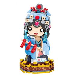 FORANGE FC8106 8106 non  KINH KỊCH DAN-TSING YI bộ đồ chơi xếp lắp ráp ghép mô hình Brickheadz Nhân Vật Đầu To 333 khối