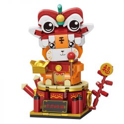 FORANGE FC8118 8118 non  PHÚC HỒ bộ đồ chơi xếp lắp ráp ghép mô hình Chinese Traditional Festivals Lễ Hội Cổ Truyền 356 khối
