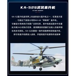 SLUBAN M38-B1138 B1138 1138 M38B1138 38-B1138 non  TRỰC THĂNG VŨ TRANG KA-54S tỷ lệ 1:30 bộ đồ chơi xếp lắp ráp ghép mô hình Military Army Quân Sự Bộ Đội 913 khối