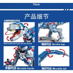 GAOMISI T3023 3023 non  CHIM ĂN THỊT bộ đồ chơi xếp lắp ráp ghép mô hình Jurassic World DINOSAURS ARE COMING VELOCIRAPTOR Thế Giới Khủng Long 649 khối