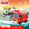GUDI 52059 non  BUÝT NHANH bộ đồ chơi xếp lắp ráp ghép mô hình Brickheadz EXPRESS BUS Nhân Vật Đầu To 315 khối