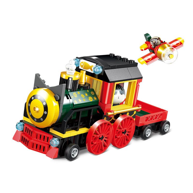 GUDI 52058 non  NHIỆM VỤ BỊ CẤM bộ đồ chơi xếp lắp ráp ghép mô hình Brickheadz FORBIDDEN AREA MISSION Nhân Vật Đầu To 220 khối