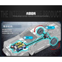 Decool 3816 Jisi 3816 non  GT-FIRE GOD OF WAR KÉO XE LẠI bộ đồ chơi xếp lắp ráp ghép mô hình  MECFACTOR Kỹ Thuật Công Nghệ Cao Mô Hình Phương Tiện 814 khối