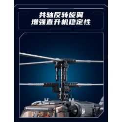 SLUBAN M38-B1138 B1138 1138 M38B1138 38-B1138 non  TRỰC THĂNG VŨ TRANG KA-54S tỷ lệ 1:30 bộ đồ chơi xếp lắp ráp ghép mô hình Military Army Quân Sự Bộ Đội 913 khối