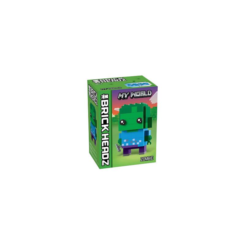 NOT  ZOMBIE 40626 8812 xếp lắp ráp ghép mô hình XÁC SỐNG THÂY MA Brickheadz Nhân Vật Đầu To 81 khối