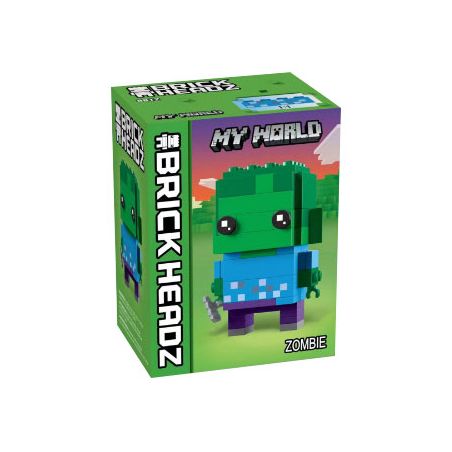 NOT  ZOMBIE 40626 8812 xếp lắp ráp ghép mô hình XÁC SỐNG THÂY MA Brickheadz Nhân Vật Đầu To 81 khối