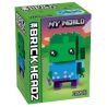 NOT  ZOMBIE 40626 8812 xếp lắp ráp ghép mô hình XÁC SỐNG THÂY MA Brickheadz Nhân Vật Đầu To 81 khối