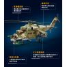 SLUBAN M38-B1137 B1137 1137 M38B1137 38-B1137 non  TRỰC THĂNG VẬN TẢI VŨ TRANG MI-24S tỷ lệ 1:30 bộ đồ chơi xếp lắp ráp ghép mô hình Military Army Quân Sự Bộ Đội 893 khối
