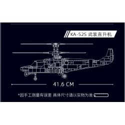 SLUBAN M38-B1138 B1138 1138 M38B1138 38-B1138 non  TRỰC THĂNG VŨ TRANG KA-54S tỷ lệ 1:30 bộ đồ chơi xếp lắp ráp ghép mô hình Military Army Quân Sự Bộ Đội 913 khối