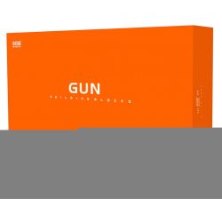 W6 non  ĐẠI BÀNG SA MẠC bộ đồ chơi xếp lắp ráp ghép mô hình Gun Súng 580 khối