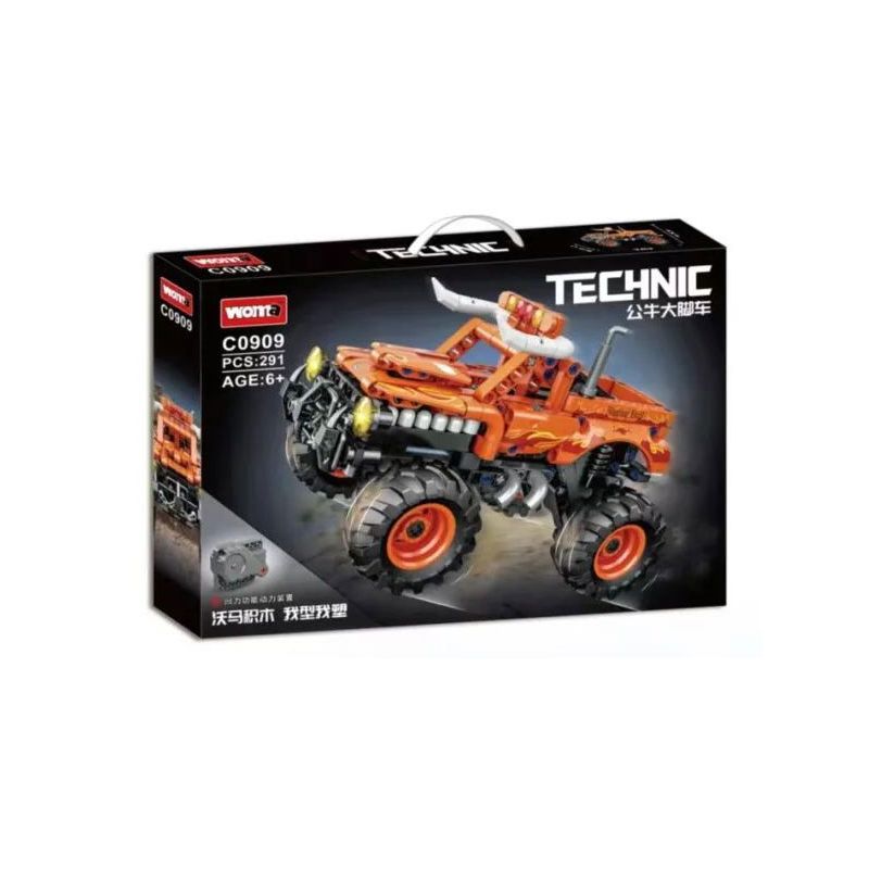 NOT  MONSTER JAM EL TORO LOCO 42135 BRICK 3426 WOMA C0909 0909 xếp lắp ráp ghép mô hình MONSTER JAM EL TORO LOCO CON BÒ ĐIÊN XE TẢI JAM™ LOCO™  Kỹ Thuật Công Nghệ Cao Mô Hình Phương Tiện 247 khối