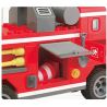 QMAN ENLIGHTEN KEEPPLEY 904 non  XE THANG CỨU HỎA bộ đồ chơi xếp lắp ráp ghép mô hình City FIRE RESCUE THREE BRIDGE ENGINES Thành Phố 364 khối
