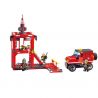 QMAN ENLIGHTEN KEEPPLEY 904 non  XE THANG CỨU HỎA bộ đồ chơi xếp lắp ráp ghép mô hình City FIRE RESCUE THREE BRIDGE ENGINES Thành Phố 364 khối