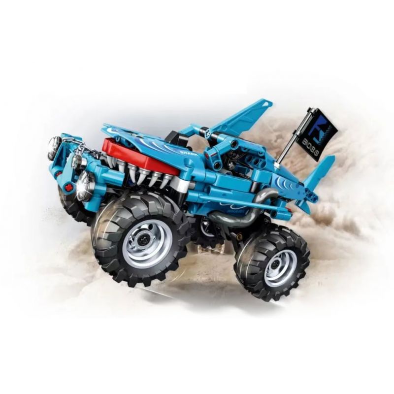 NOT  MONSTER JAM MEGALODON 42134 BRICK 3425 WOMA C0910 0910 xếp lắp ráp ghép mô hình QUÁI VẬT MỨT MEGALODON JAM  Kỹ Thuật Công Nghệ Cao Mô Hình Phương Tiện 260 khối