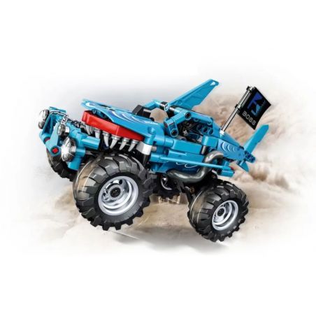 NOT  MONSTER JAM MEGALODON 42134 BRICK 3425 WOMA C0910 0910 xếp lắp ráp ghép mô hình QUÁI VẬT MỨT MEGALODON JAM  Kỹ Thuật Công Nghệ Cao Mô Hình Phương Tiện 260 khối