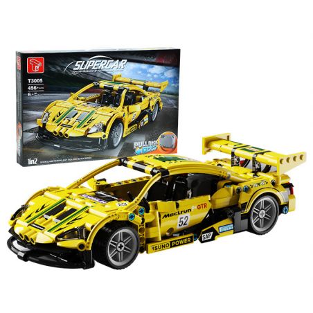 TA GAOLE T3005 3005 non  MCLAREN BACK BUS. bộ đồ chơi xếp lắp ráp ghép mô hình  SUPERCAR Kỹ Thuật Công Nghệ Cao Mô Hình Phương Tiện 456 khối