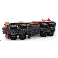 QMAN ENLIGHTEN KEEPPLEY 904 non  XE THANG CỨU HỎA bộ đồ chơi xếp lắp ráp ghép mô hình City FIRE RESCUE THREE BRIDGE ENGINES Thành Phố 364 khối