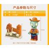 GUDI 60024 non  GÓI MINIFIGURE MÙA 2 bộ đồ chơi xếp lắp ráp ghép mô hình Plants Vs Zombies Hoa Quả Nổi Giận