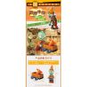GUDI 60024 non  GÓI MINIFIGURE MÙA 2 bộ đồ chơi xếp lắp ráp ghép mô hình Plants Vs Zombies Hoa Quả Nổi Giận