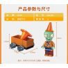 GUDI 60024 non  GÓI MINIFIGURE MÙA 2 bộ đồ chơi xếp lắp ráp ghép mô hình Plants Vs Zombies Hoa Quả Nổi Giận