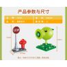 GUDI 60024 non  GÓI MINIFIGURE MÙA 2 bộ đồ chơi xếp lắp ráp ghép mô hình Plants Vs Zombies Hoa Quả Nổi Giận