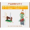 GUDI 60024 non  GÓI MINIFIGURE MÙA 2 bộ đồ chơi xếp lắp ráp ghép mô hình Plants Vs Zombies Hoa Quả Nổi Giận
