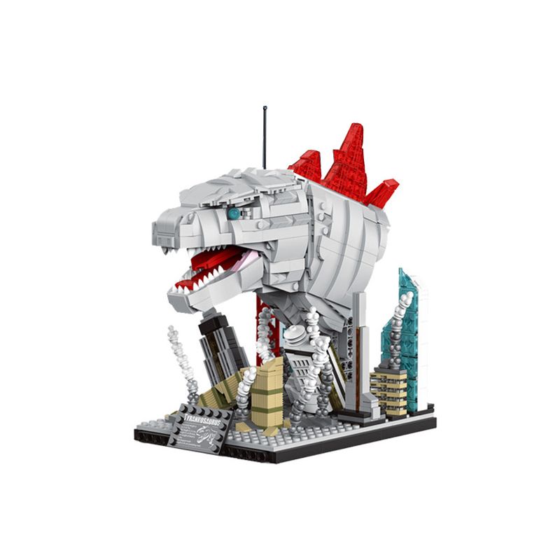 Decool 71004 Jisi 71004 non  QUÁI THÚ GOTHIC - ĐIÊU KHẮC ĐẦU bộ đồ chơi xếp lắp ráp ghép mô hình Creator Expert GOTH BEAT HEAD EAGLE Chuyên Gia Sáng Tạo 1182 khối