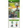 GUDI 60023 non  GÓI MINIFIGURE MÙA 1 bộ đồ chơi xếp lắp ráp ghép mô hình Plants Vs Zombies Hoa Quả Nổi Giận