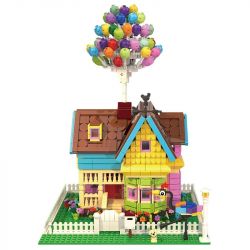 DK 3006 non  NHÀ BÓNG bộ đồ chơi xếp lắp ráp ghép mô hình Movie & Game BALLOON HOUSE Phim Và Trò Chơi 1887 khối