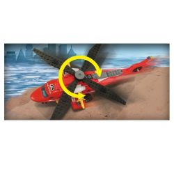 QMAN ENLIGHTEN KEEPPLEY 905 non  TRỰC THĂNG CÙNG THUYỀN CỨU HỎA GIÀN KHOAN DẦU bộ đồ chơi xếp lắp ráp ghép mô hình City FIRE RESCUE SEA TEAMS Thành Phố 402 khối