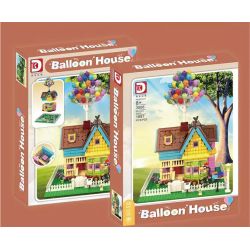 DK 3006 non  NHÀ BÓNG bộ đồ chơi xếp lắp ráp ghép mô hình Movie & Game BALLOON HOUSE Phim Và Trò Chơi 1887 khối