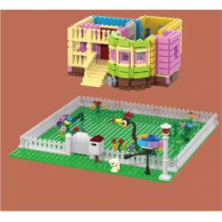 DK 3006 non  NHÀ BÓNG bộ đồ chơi xếp lắp ráp ghép mô hình Movie & Game BALLOON HOUSE Phim Và Trò Chơi 1887 khối