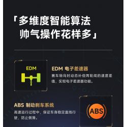 ONEBOT MITU MI OBLGPT09AIQI 09AIQI non  THẺ NGẮN ĐUA XE THÔNG MINH tỷ lệ 1:10 bộ đồ chơi xếp lắp ráp ghép mô hình  Kỹ Thuật Công Nghệ Cao Mô Hình Phương Tiện 1210 khối