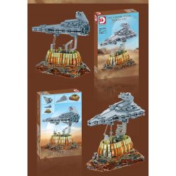 DK 7010 non  THÀNH PHỐ JEDDAH BỊ ĐÌNH CHỈ bộ đồ chơi xếp lắp ráp ghép mô hình Star Wars THE EMPIRE OVER JEDHA CITY Chiến Tranh Giữa Các Vì Sao 1563 khối