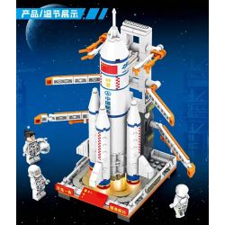 LEYI 88009 non  GIẤC MƠ KHÔNG GIAN bộ đồ chơi xếp lắp ráp ghép mô hình Space Thám Hiểm Không Gian 488 khối