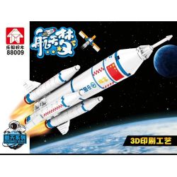 LEYI 88009 non  GIẤC MƠ KHÔNG GIAN bộ đồ chơi xếp lắp ráp ghép mô hình Space Thám Hiểm Không Gian 488 khối
