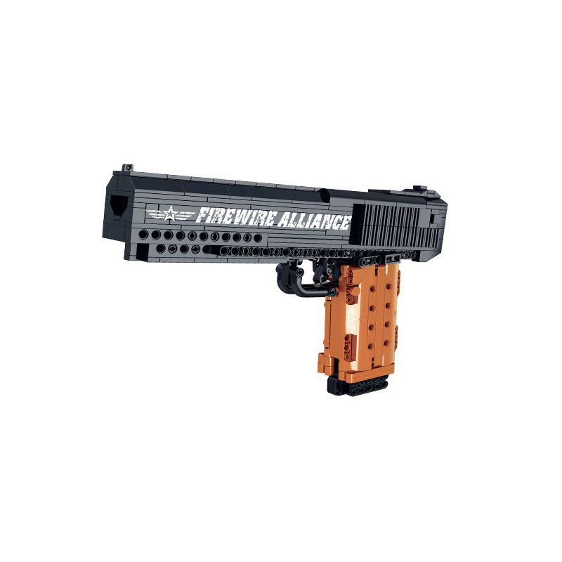 MorkModel 051008 Mork Model 051008 non  SÚNG LỤC MÔ HÌNH DESERT EAGLE bộ đồ chơi xếp lắp ráp ghép mô hình FIREWIRE ALLIANCE 555 khối