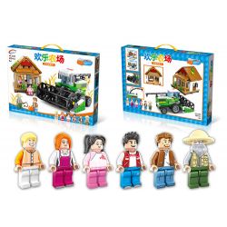 HENGTAI HT-6109 6109 HT6109 non  MÙA THU HOẠCH bộ đồ chơi xếp lắp ráp ghép mô hình HARVEST SEASON 690 khối