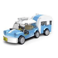 DECOOL 22053 non  XE KÉO MINI GA bộ đồ chơi xếp lắp ráp ghép mô hình Racers MINI RACING PACEMAKER Đua Tốc Độ 93 khối